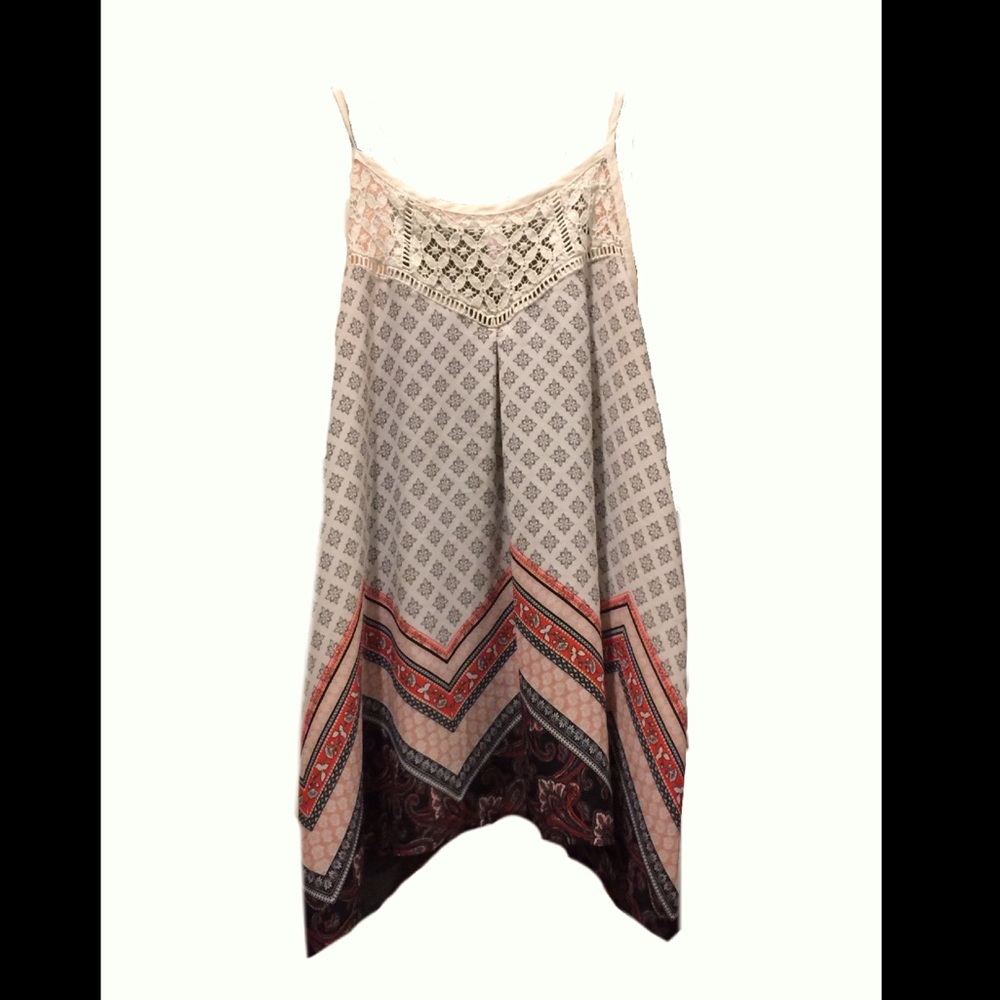 Patterned sleeveless top